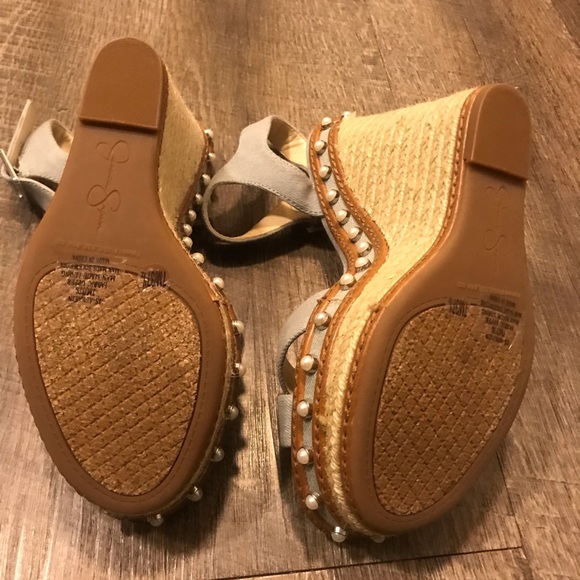 **NEW** Jessica Simpson:  Denim Wedge_Size 7M - Picture 5 of 8